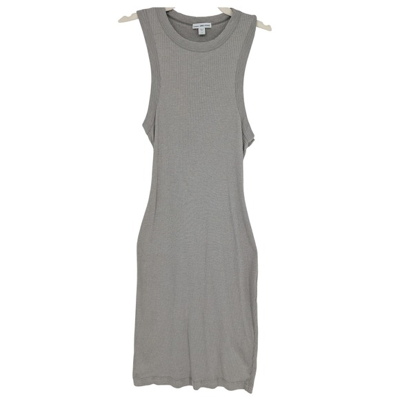 James Perse Dresses & Skirts - Standard James Perse Ribbed Bodycon Tank Dress Gray 1 Small Minimalist Lounge